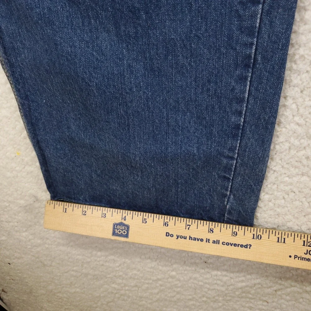 Dickies Mens Relaxed Fit Carpenter Jeans Straight Leg Blue Denim 44x34 1993SNB